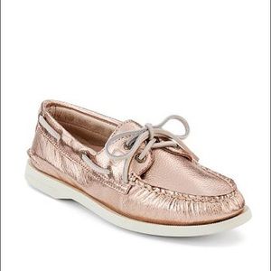 Rose Gold Sperry Top Siders
